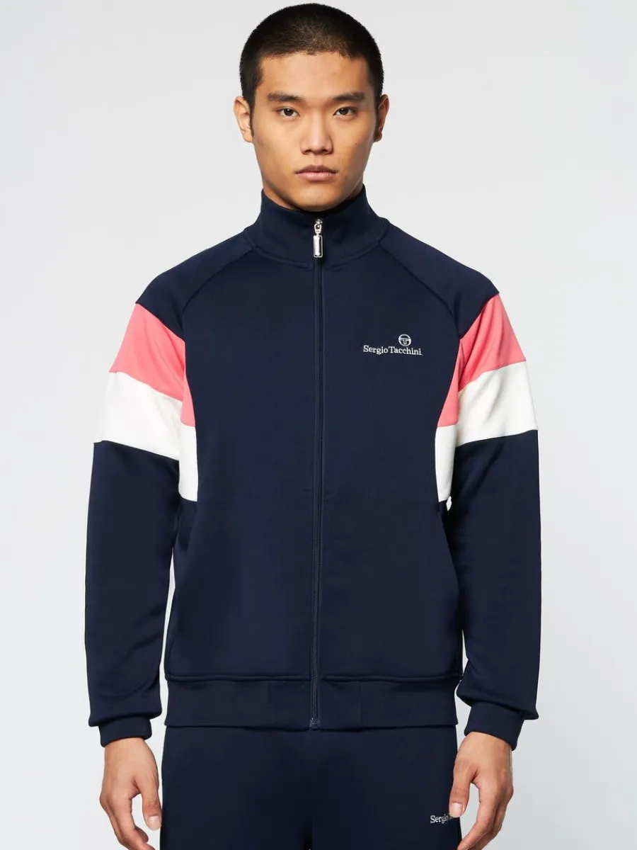 Sergio Tacchini Pero Track Jacket Archivio- Maritime Blue Hot