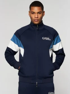 Sergio Tacchini Pero Track Jacket- Maritime Blue Discount