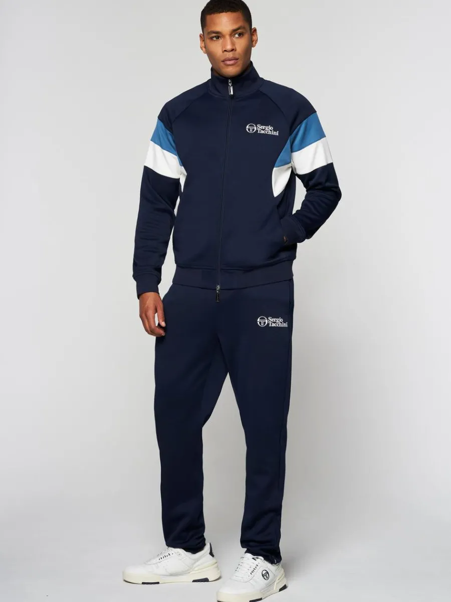 Sergio Tacchini Pero Track Jacket- Maritime Blue Discount