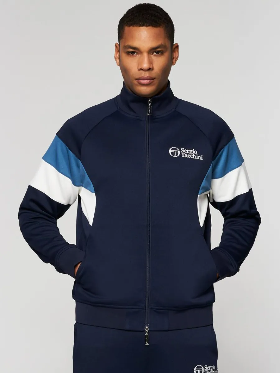 Sergio Tacchini Pero Track Jacket- Maritime Blue Best