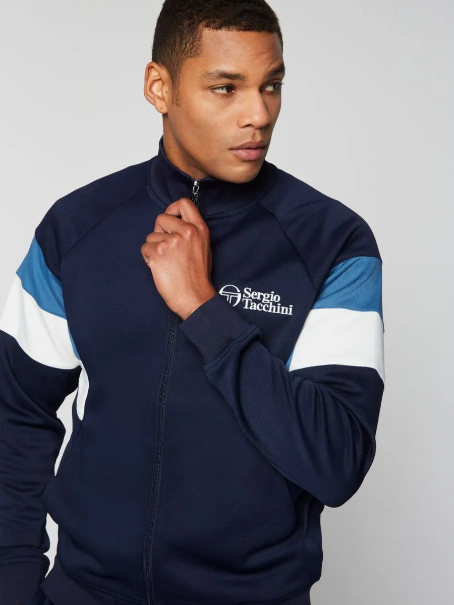 Sergio Tacchini Pero Track Jacket- Maritime Blue Best