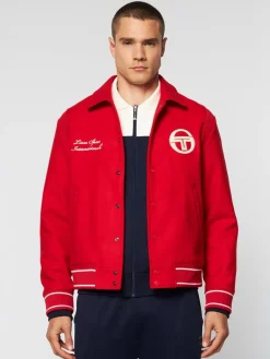Sergio Tacchini Prep Wool Varsity Jacket- Adrenaline Rush New