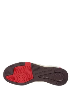 Sergio Tacchini Prime Shot Da Sneaker- Antique White/ Almond Oil/ Adrenaline Red Sale