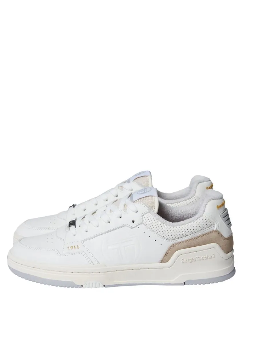 Sergio Tacchini Prime Shot Da Ultra Sneaker- White Tofu/ Quiet Grey Hot
