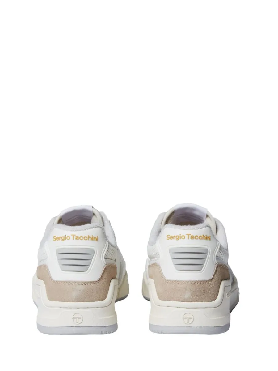 Sergio Tacchini Prime Shot Da Ultra Sneaker- White Tofu/ Quiet Grey Hot