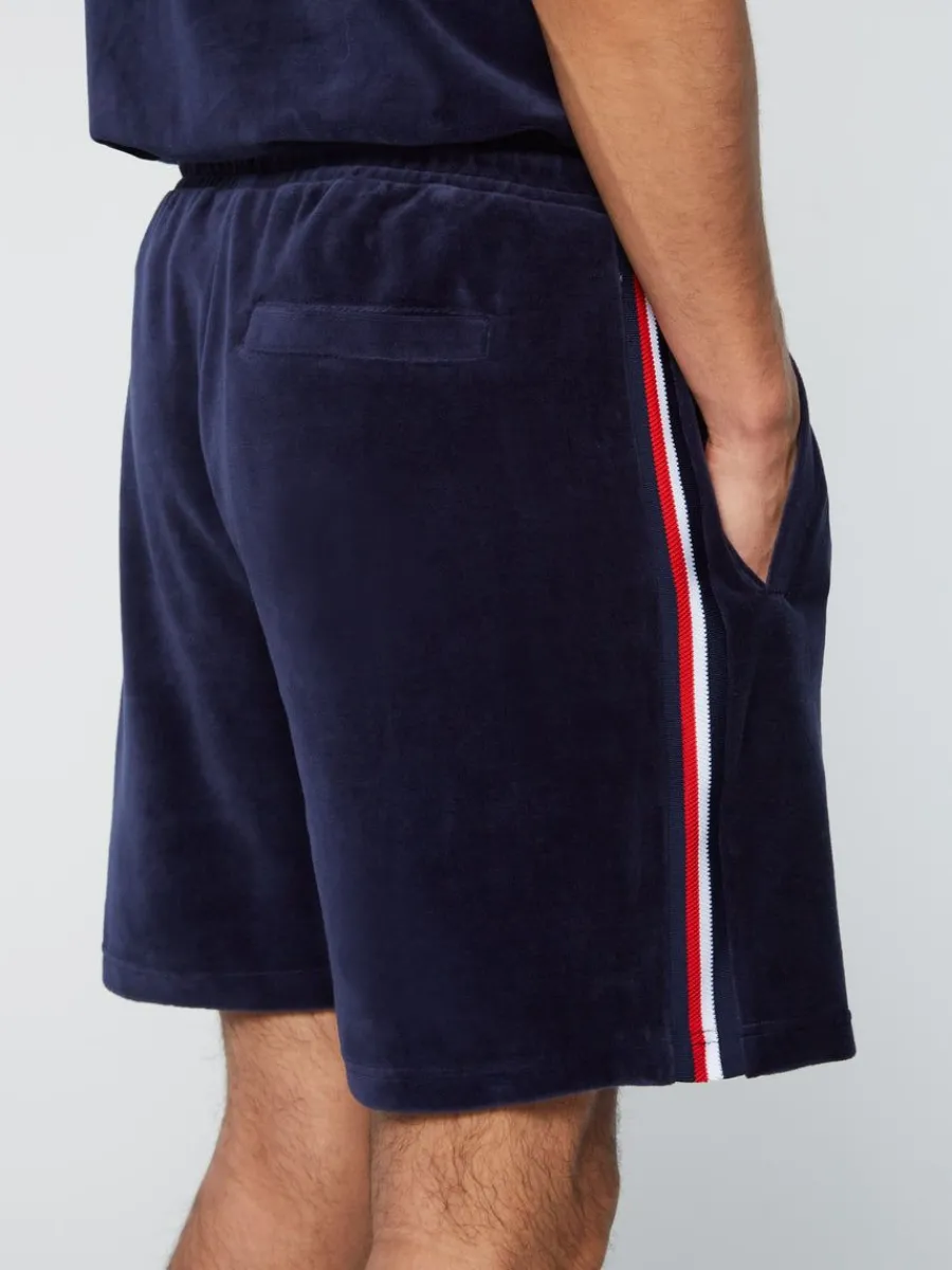 Sergio Tacchini Primo Velour Short- Maritime Blue Best