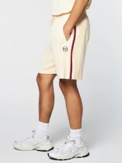 Sergio Tacchini Primo Velour Short- Pearl Ivory Discount