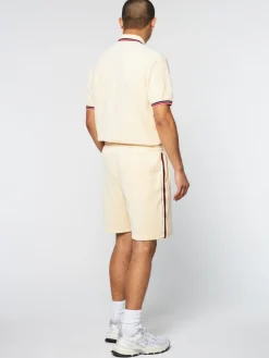 Sergio Tacchini Primo Velour Short- Pearl Ivory Discount