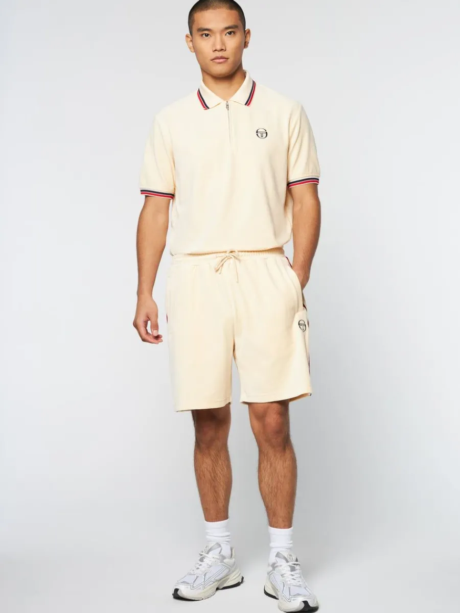 Sergio Tacchini Primo Velour Short- Pearl Ivory