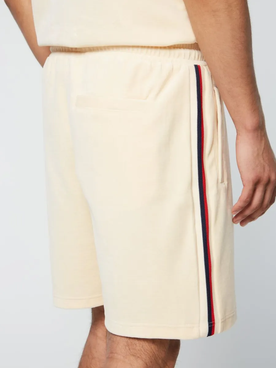 Sergio Tacchini Primo Velour Short- Pearl Ivory