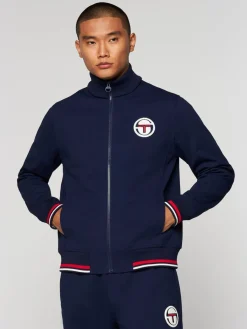 Sergio Tacchini Priorato Track Jacket Archivio- Maritime Blue Best