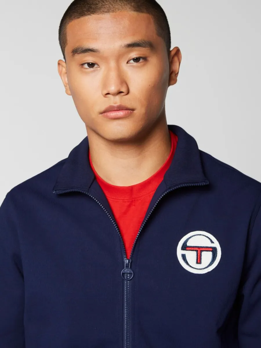 Sergio Tacchini Priorato Track Jacket Archivio- Maritime Blue Outlet