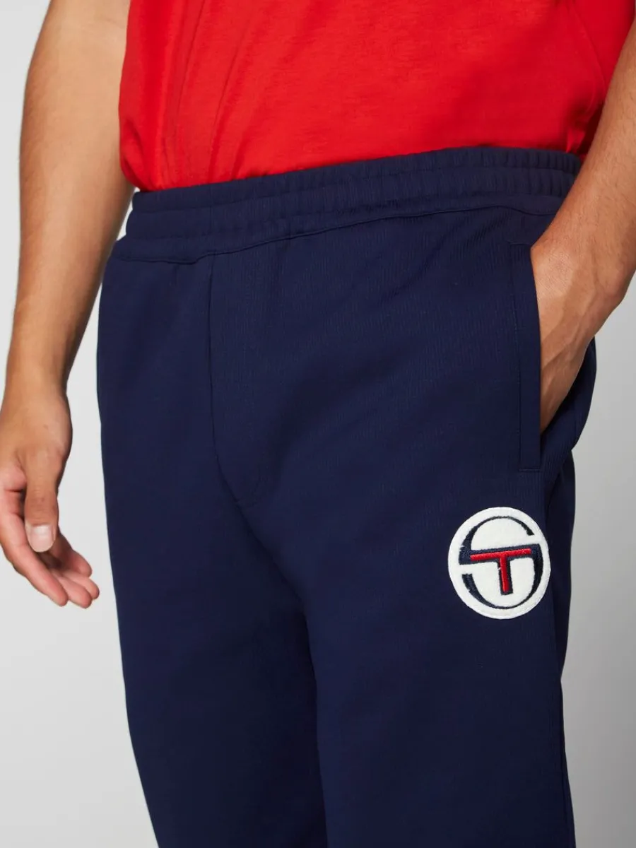 Sergio Tacchini Priorato Track Pant Archivio- Maritime Blue Hot