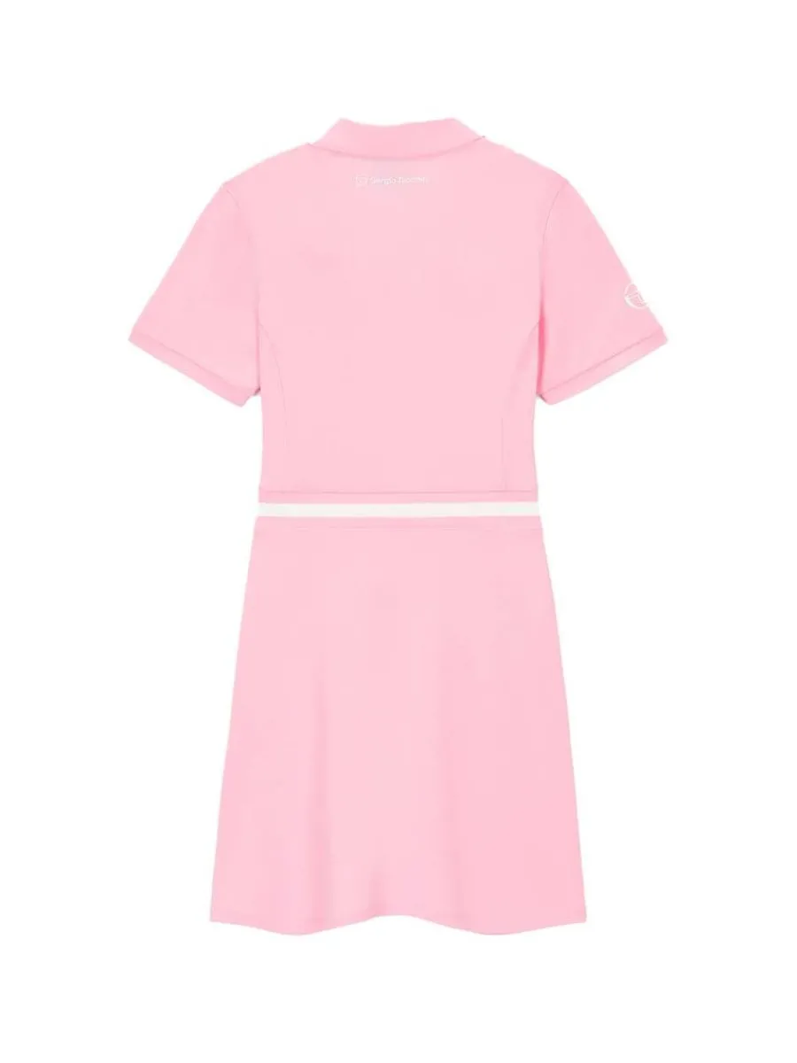Sergio Tacchini Rally Mch Polo Dress- Light Pink Clearance