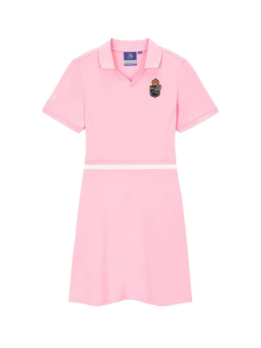 Sergio Tacchini Rally Mch Polo Dress- Light Pink Hot