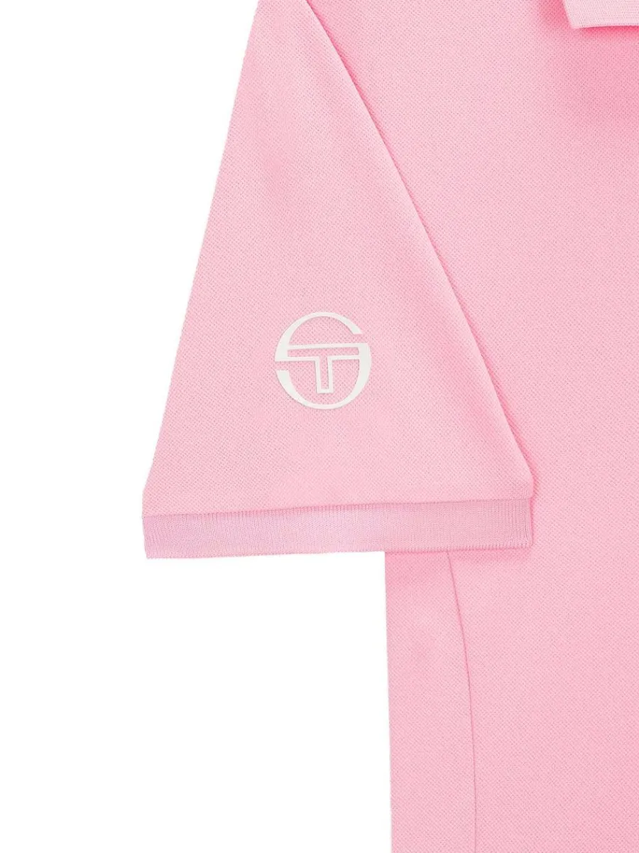 Sergio Tacchini Rally Mch Polo Dress- Light Pink Hot