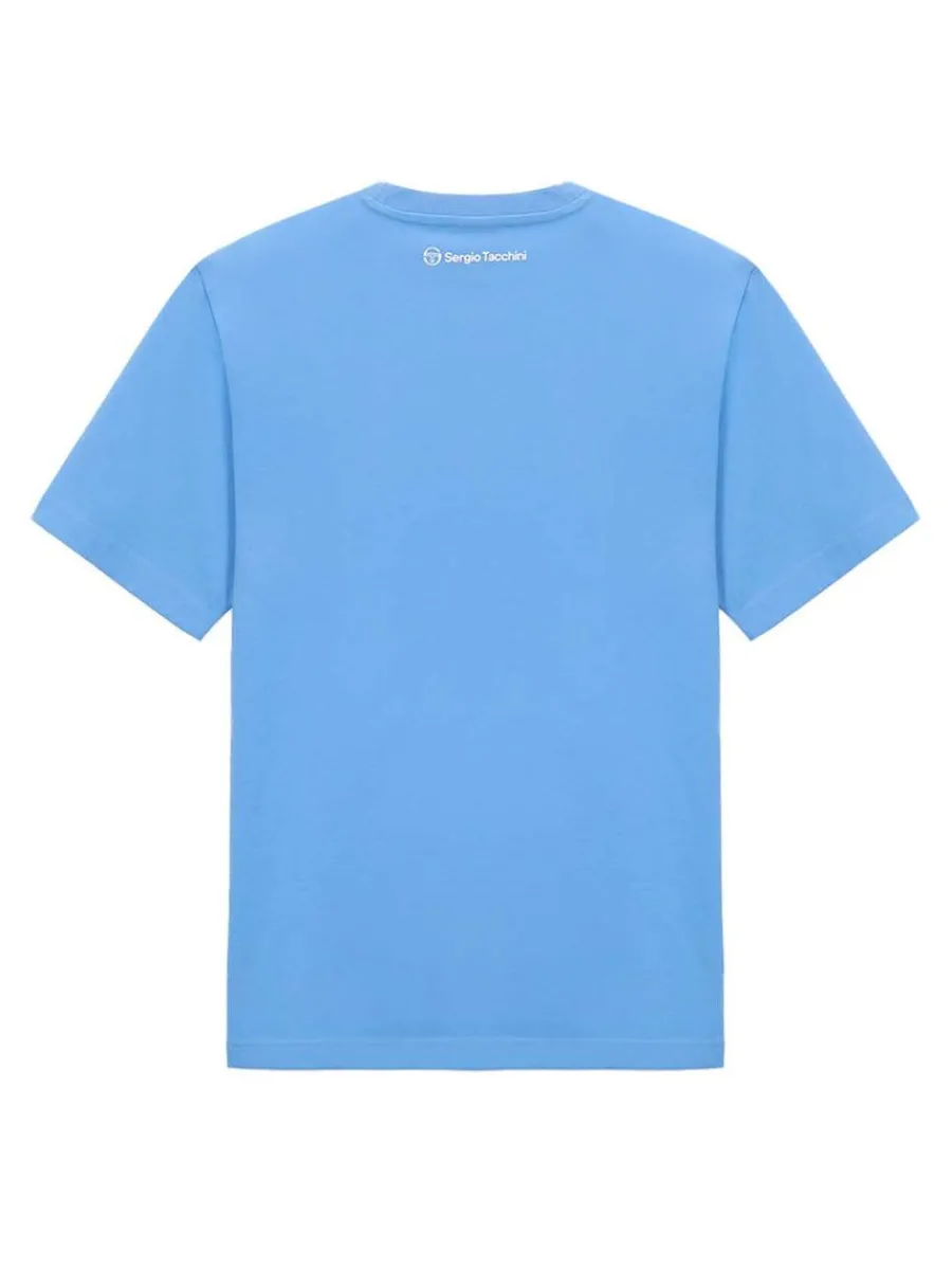 Sergio Tacchini Rally Mch T-Shirt- Light Blue New