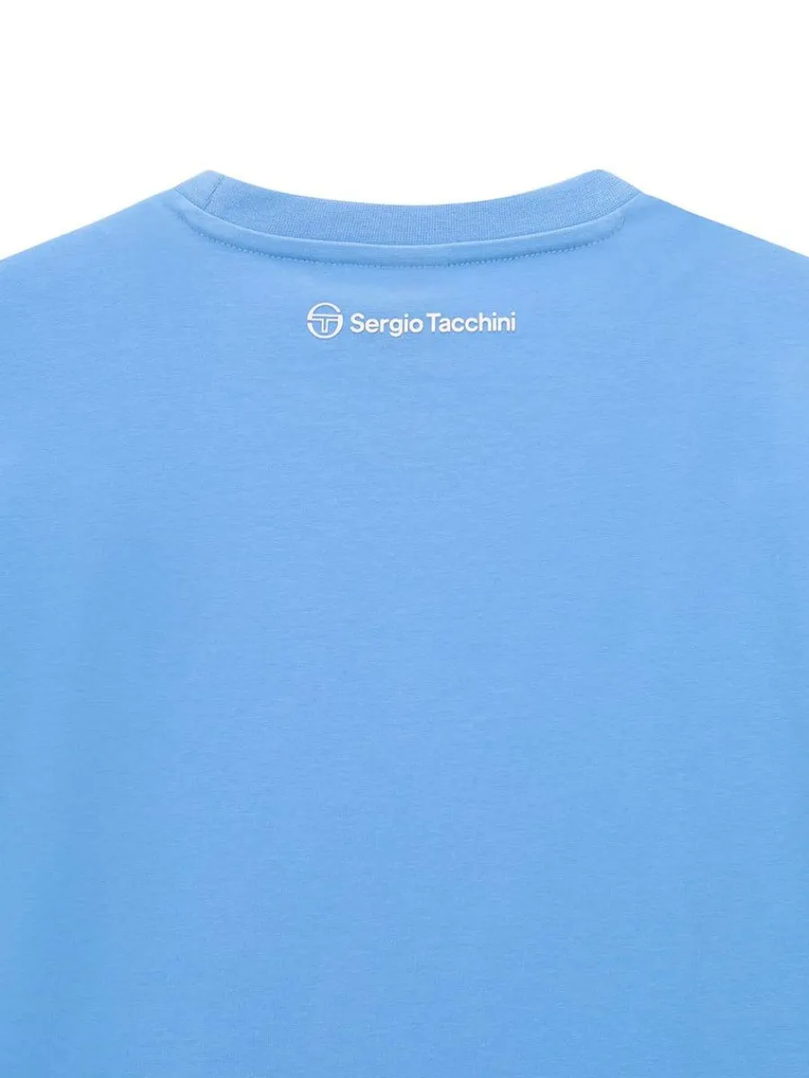 Sergio Tacchini Rally Mch T-Shirt- Light Blue New