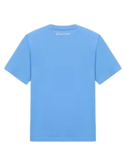 Sergio Tacchini Rally Mch T-Shirt- Light Blue Hot