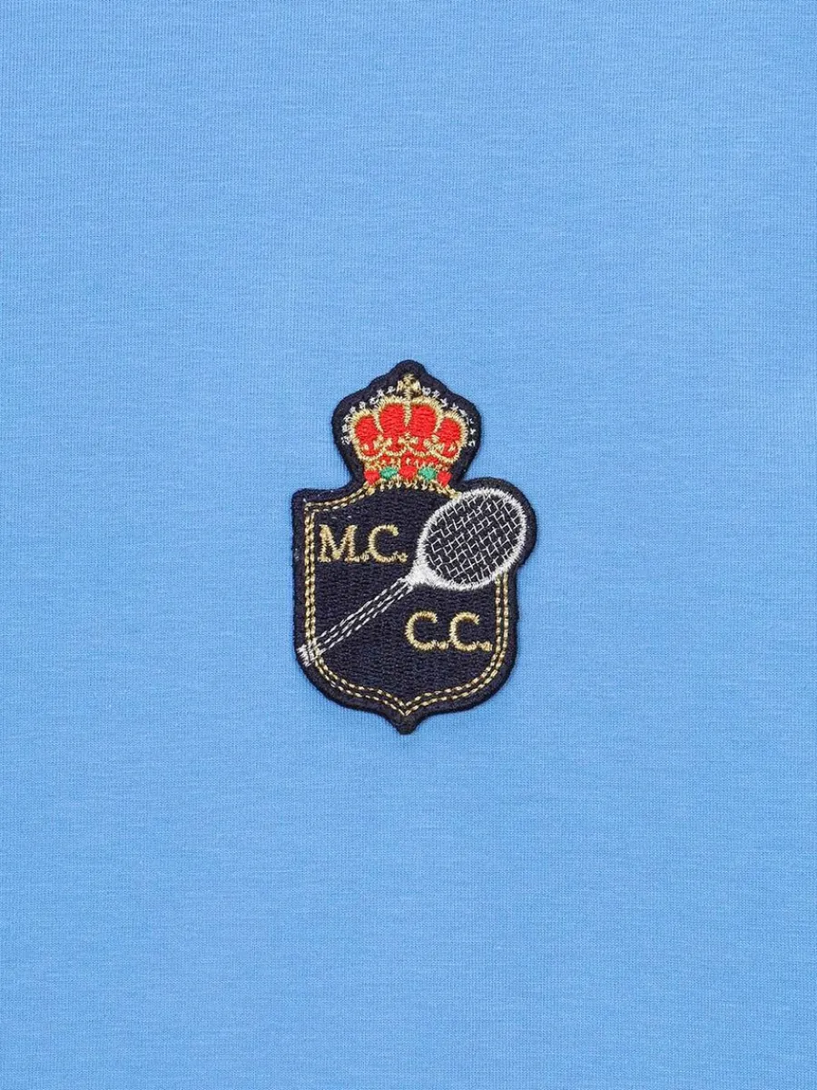 Sergio Tacchini Rally Mch T-Shirt- Light Blue Hot