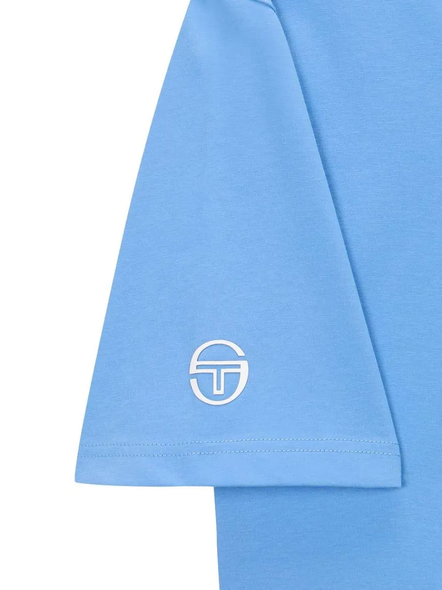 Sergio Tacchini Rally Mch T-Shirt- Light Blue Discount