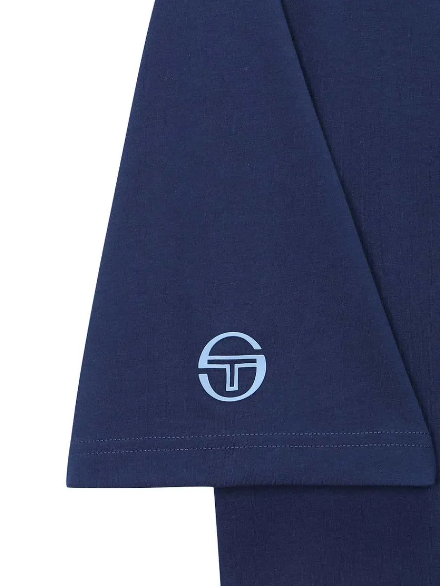 Sergio Tacchini Rally Mch T-Shirt- Navy Sale