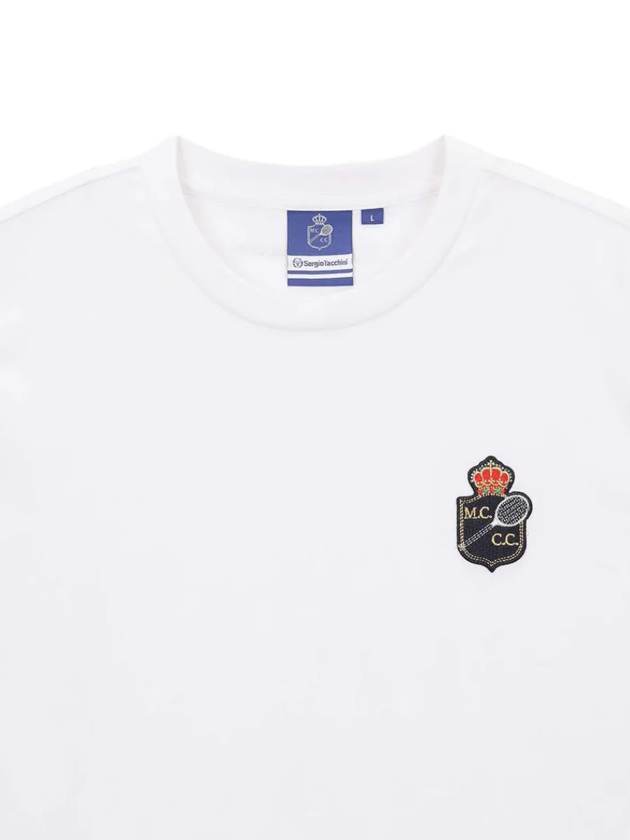 Sergio Tacchini Rally Mch T-Shirt- Off White Clearance