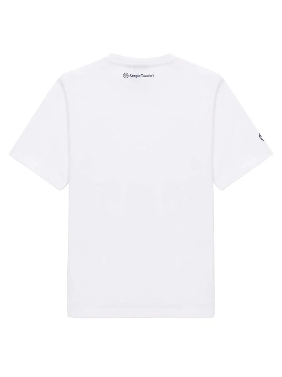 Sergio Tacchini Rally Mch T-Shirt- Off White Discount