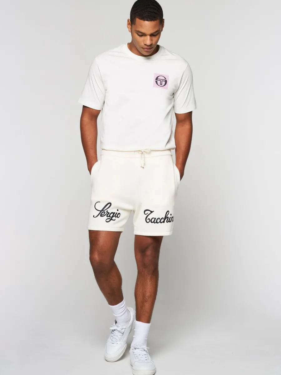 Sergio Tacchini Ricamo Knit Short- Gardenia Hot