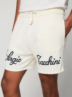 Sergio Tacchini Ricamo Knit Short- Gardenia Hot