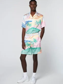 Sergio Tacchini Riviera Short- Deep Mint/ Multi Discount