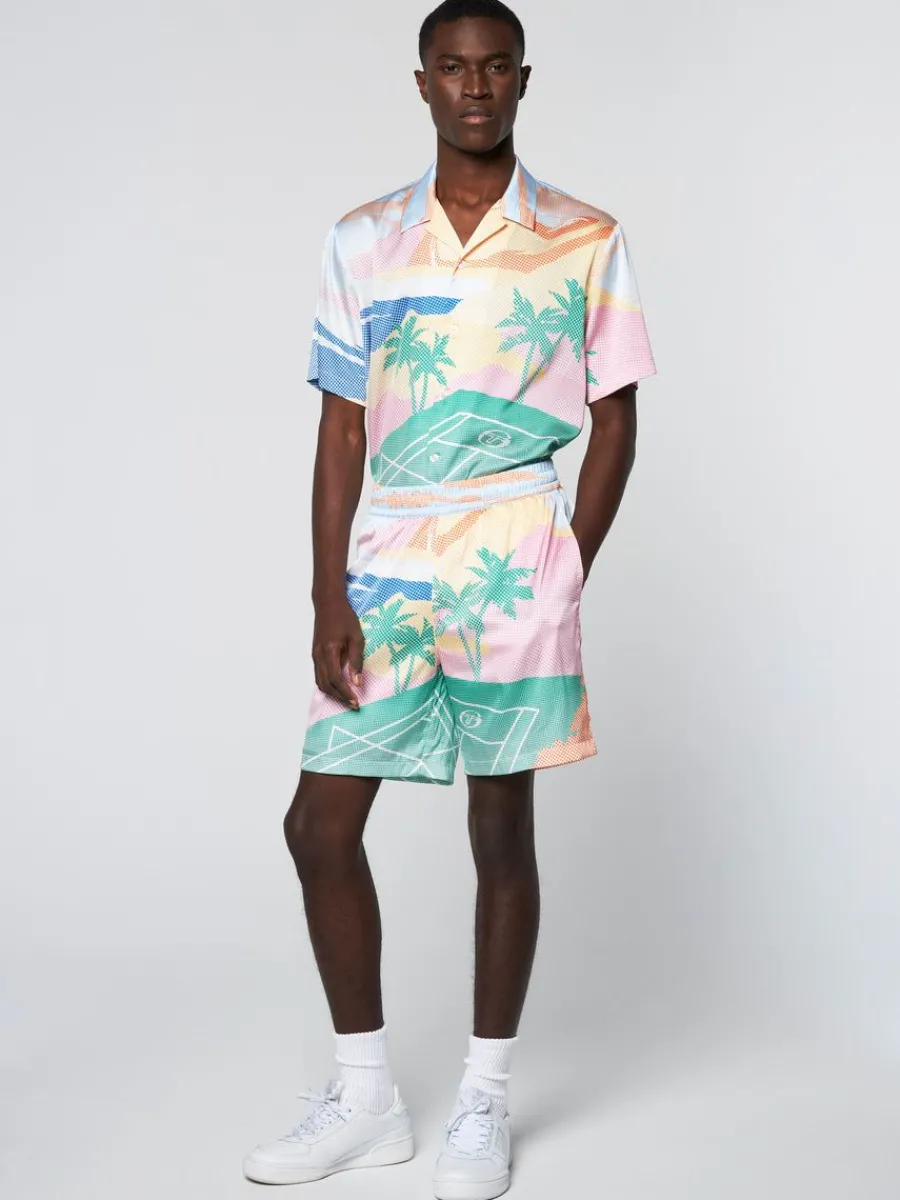 Sergio Tacchini Riviera Short- Deep Mint/ Multi