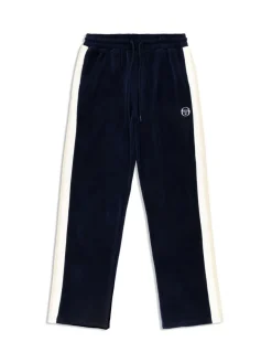 Sergio Tacchini Rosa Velour Track Pant- Maritime Blue Discount