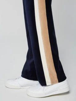 Sergio Tacchini Rosa Velour Track Pant- Maritime Blue Discount