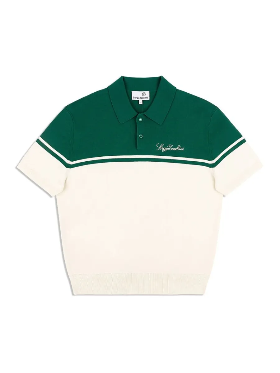 Sergio Tacchini Roselli Knit Polo- Evergreen New
