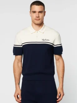 Sergio Tacchini Roselli Knit Polo- Gardenia Discount
