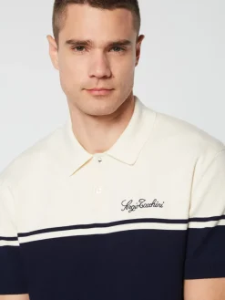 Sergio Tacchini Roselli Knit Polo- Gardenia Discount