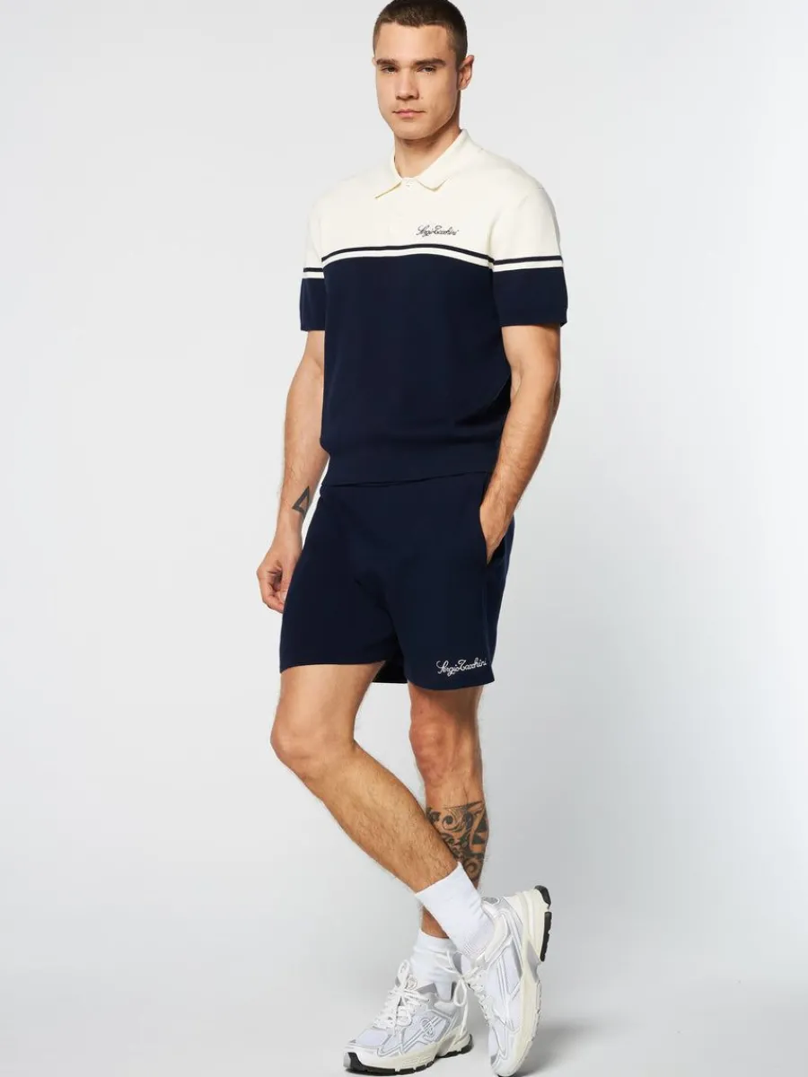 Sergio Tacchini Roselli Knit Polo- Gardenia Discount