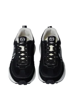 Sergio Tacchini 70'S Racer Sneaker- Raven/ Antique White/ December Sky Outlet