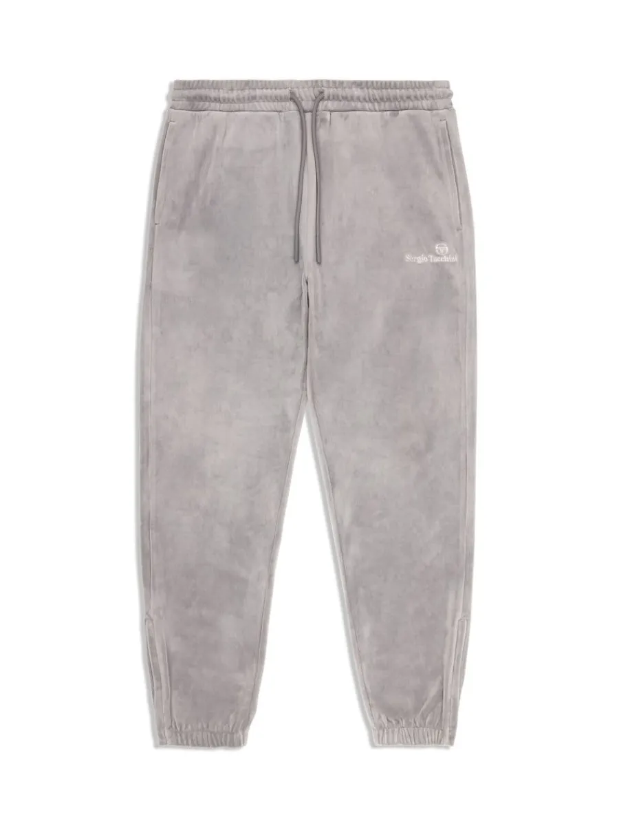 Sergio Tacchini Scopeto Velour Pant- Sleet/ Gardenia Discount