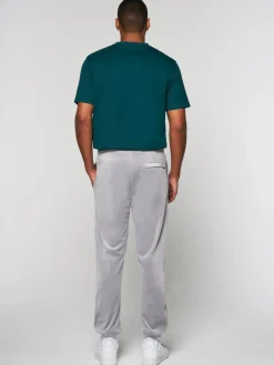 Sergio Tacchini Scopeto Velour Pant- Sleet/ Gardenia New