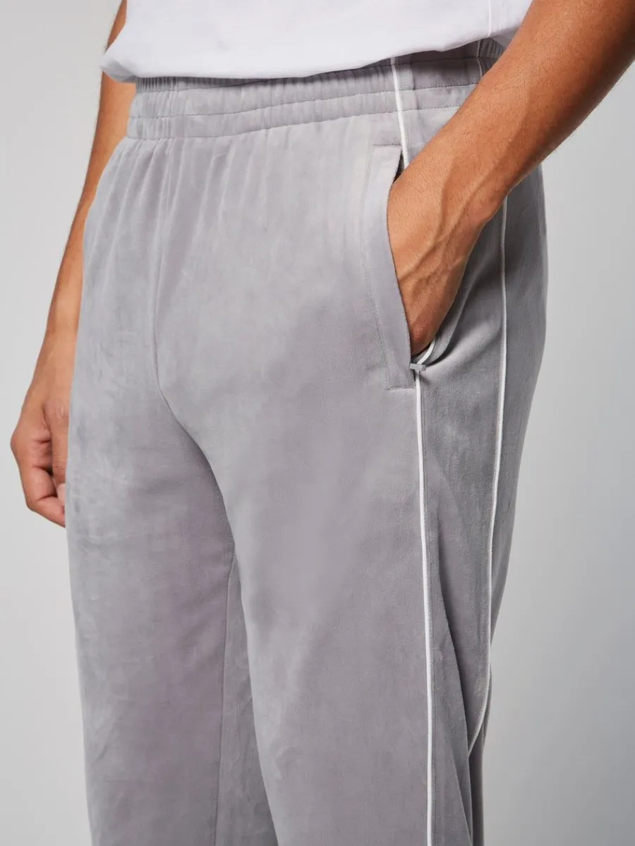 Sergio Tacchini Sovana Velour Track Pant- Sleet Online
