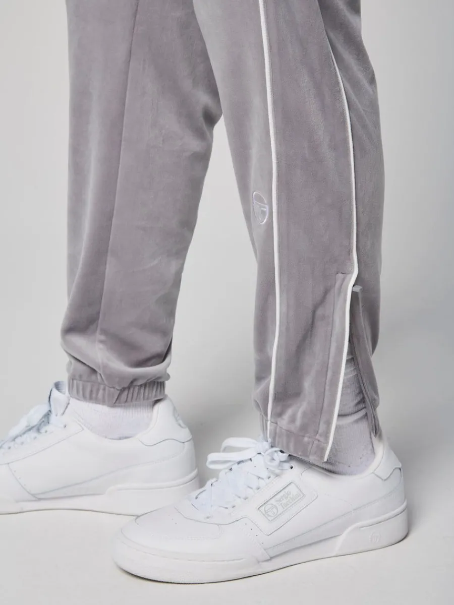 Sergio Tacchini Sovana Velour Track Pant- Sleet Online