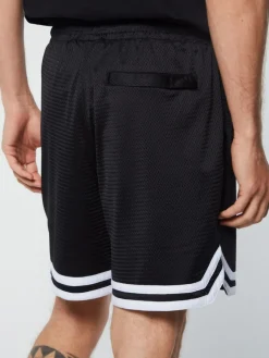 Sergio Tacchini Spazio Banda Mesh Short- Black Beauty Clearance