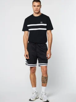 Sergio Tacchini Spazio Banda Mesh Short- Black Beauty New