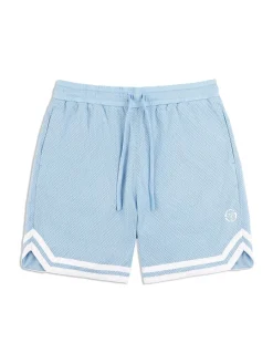 Sergio Tacchini Spazio Banda Mesh Short- Clear Sky Hot