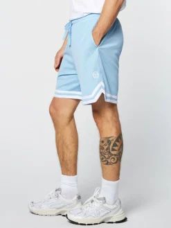 Sergio Tacchini Spazio Banda Mesh Short- Clear Sky Hot