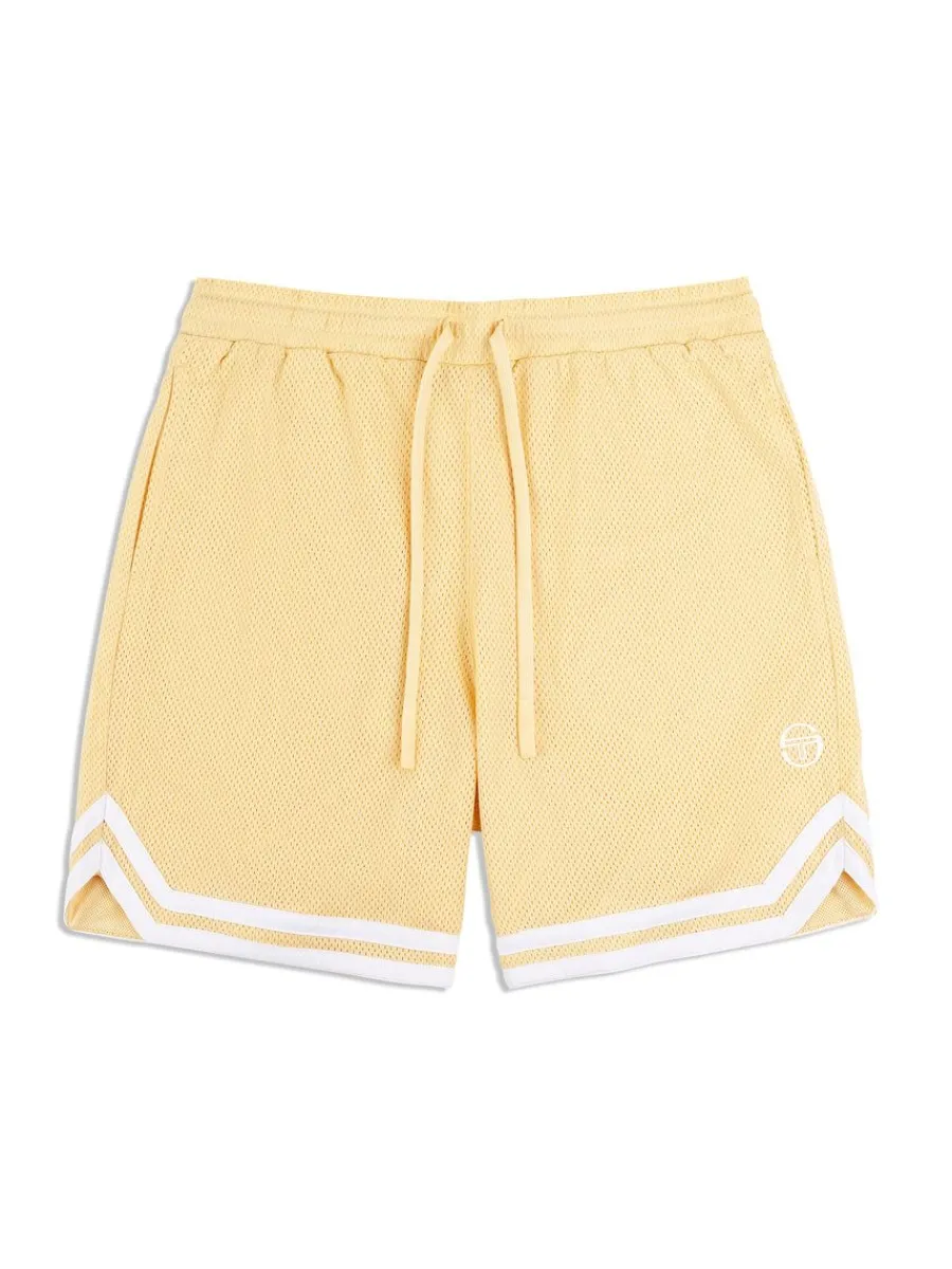 Sergio Tacchini Spazio Banda Mesh Short- Golden Haze Discount