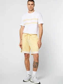 Sergio Tacchini Spazio Banda Mesh Short- Golden Haze Discount