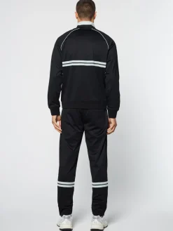 Sergio Tacchini Spazio Dallas Track Jacket- Black Beauty